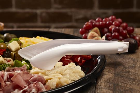 SNAP N SERVE TONG PETE 10" BLACK